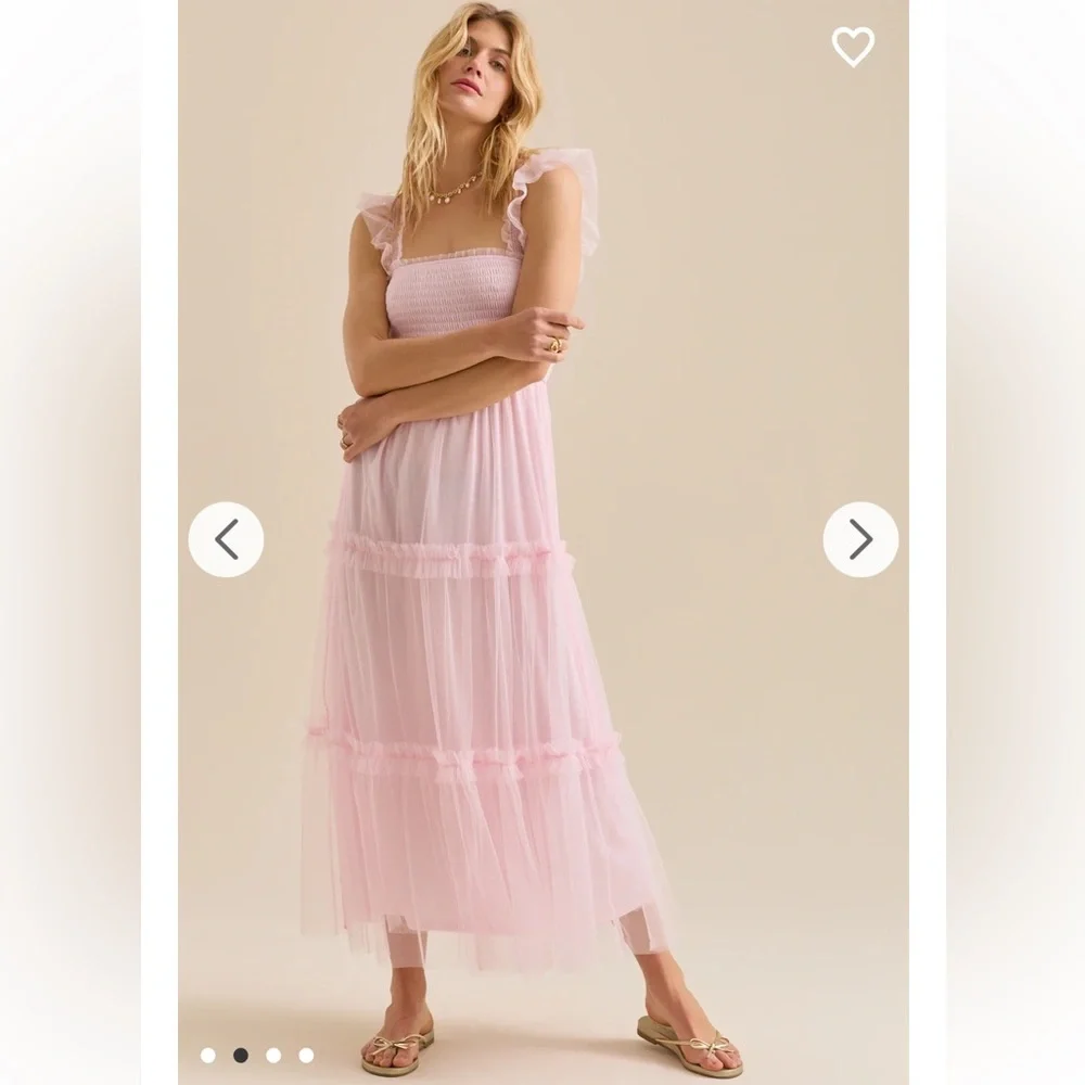 New with tags Altar’d State Kenna Tulle Maxi Dress